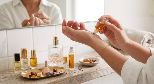 How to make fragrance stay closer to skin.